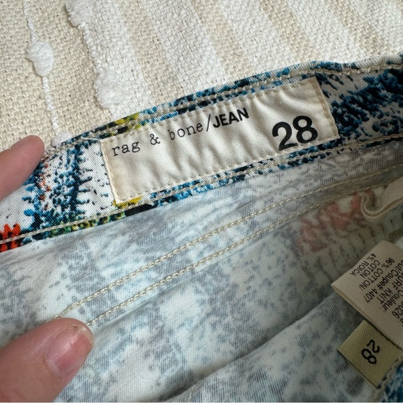 RAG & BONE Jean Surf Knit MultiColor Shorts size 28 - Picture 11 of 12